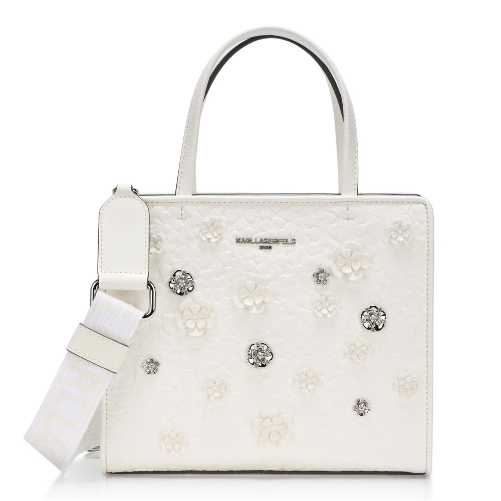 Paris Maybelle Logo Satchel, Winter White :')